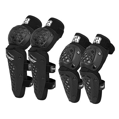 Tiger Knee And Elbow Protector TR-D27 Black Set