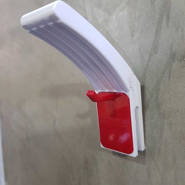 SEC Helmet Holder Wallmount White
