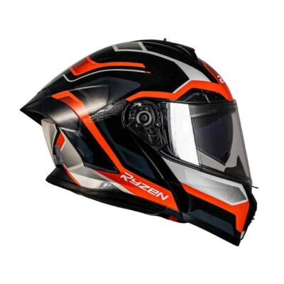 Ryzen Helmet Modular ZX-400V Sunmori Shiny Gray Red