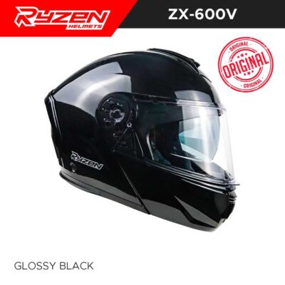 Ryzen Helmet Modular ZX-600V Mono Gloss Black