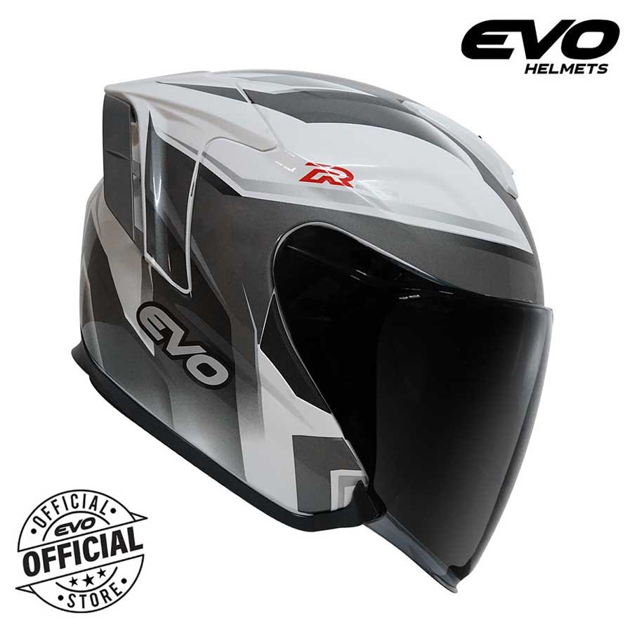 Evo Helmet Half Face RX-5 Renegade Black Grey – Leks Motogears