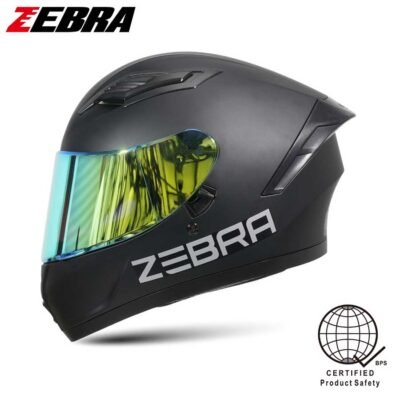 Zebra Helmet Full Face 2024 Alistair Matte Black