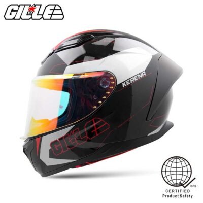 Gille Helmet Full Face FF007 Kerena Trace Black Red
