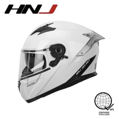 HNJ Helmet Full Face 2025 Edge White Black