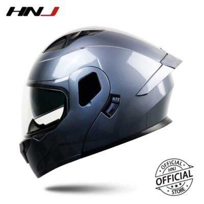 HNJ Helmet Modular 601 Plain Grey