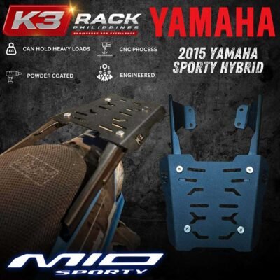 K3 Rack Topbox Bracket Yamaha Mio Sporty Hybrid