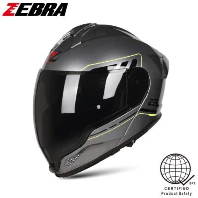 Zebra Helmet Modular YM-619 Bennu Honda Grey