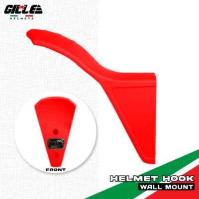 Gille Helmet Holder Wallmount Red