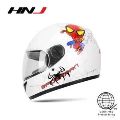 HNJ Helmet Full Face A4-010-K Kids Spider White