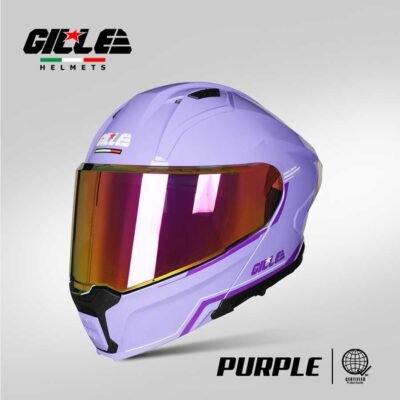 Gille Helmet Modular 2027 Terra Plain Purple